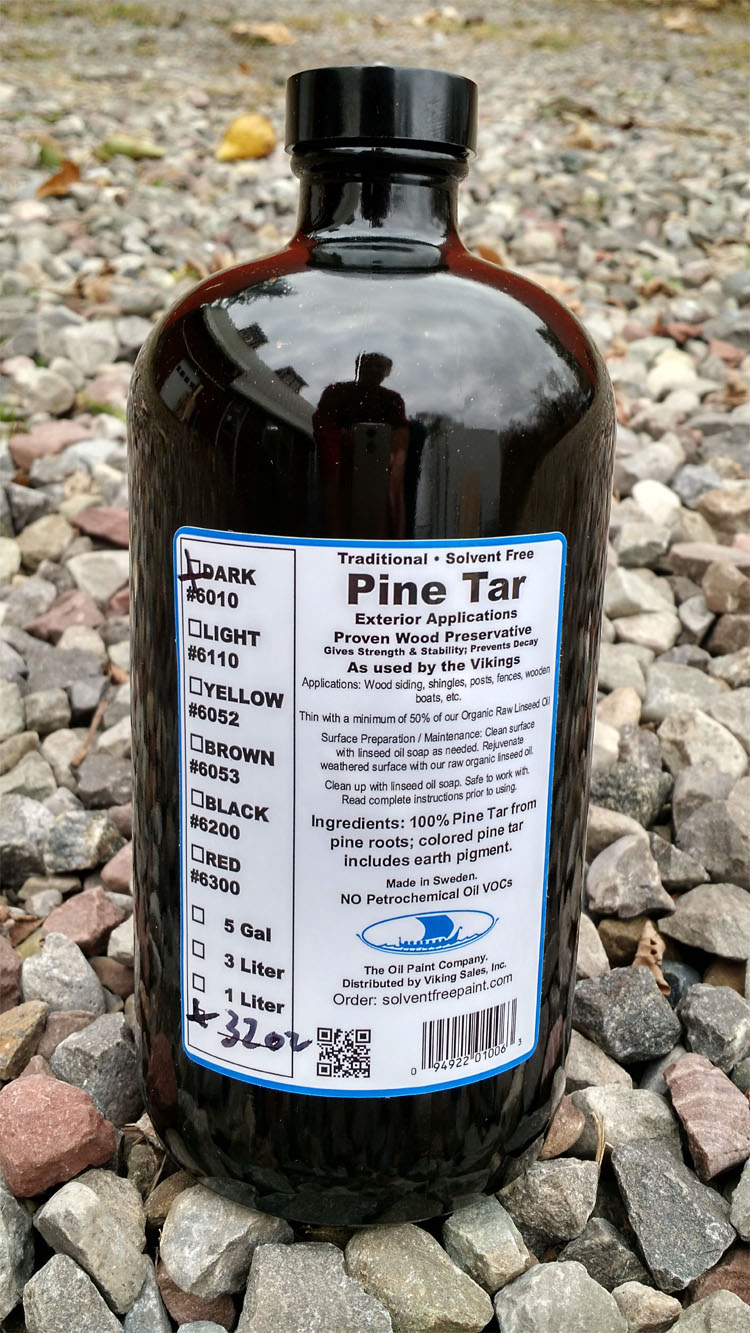 Genuine Pine Tar: 100% Organic authentic Stockholm pine tar.